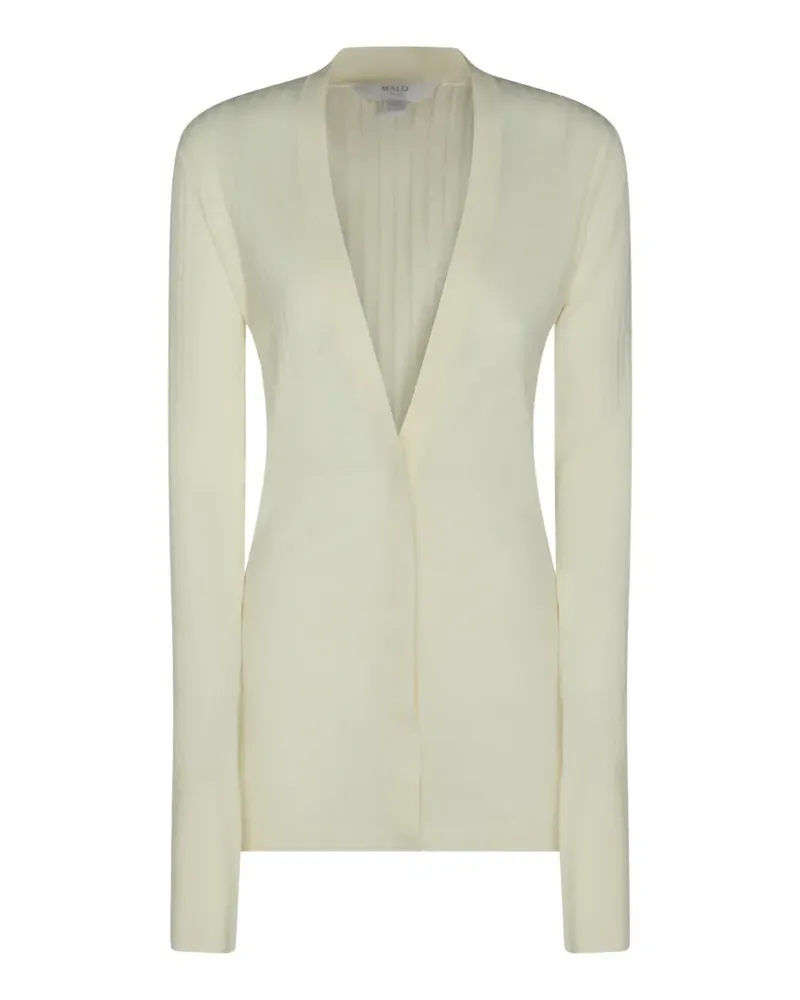Malo Gerippter Cardigan - Nude Nude