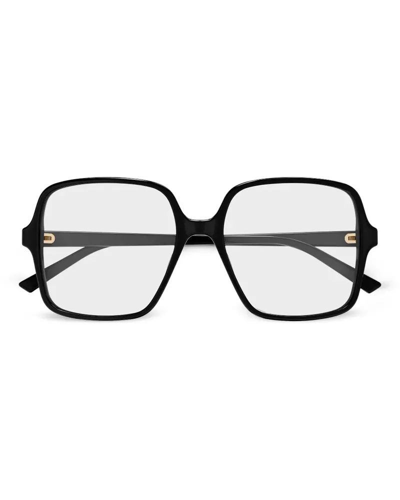 Gucci Brille mit Logo - Schwarz Schwarz