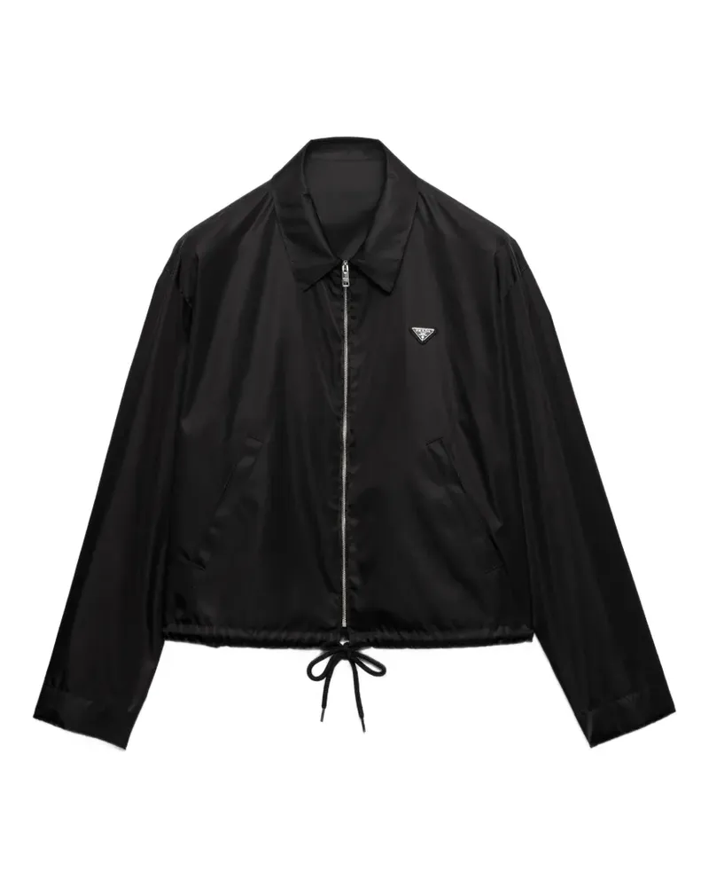 Prada Jacke aus Re-Nylon - Schwarz Schwarz