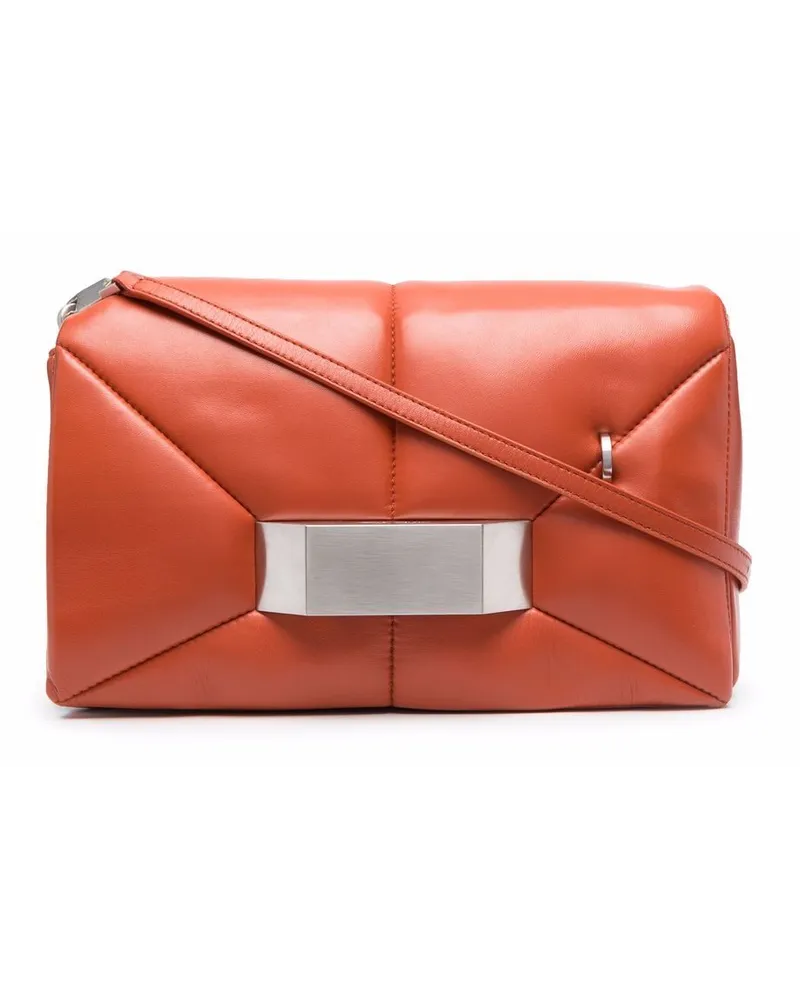 Rick Owens Gesteppte Kuriertasche - Orange Orange