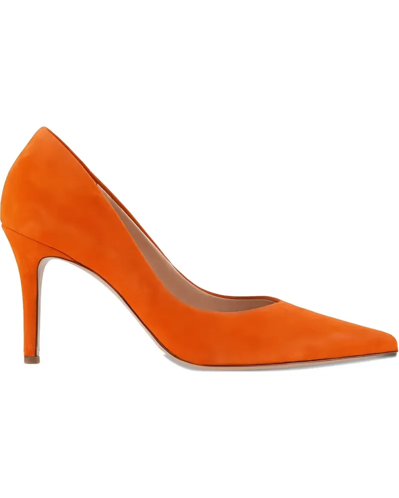 Högl Spitze Boulevard Wildleder-Pumps 100mm - Orange Orange