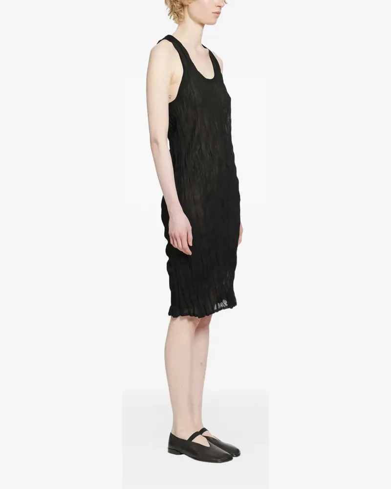 Totême crinkled tank dress - Schwarz Schwarz