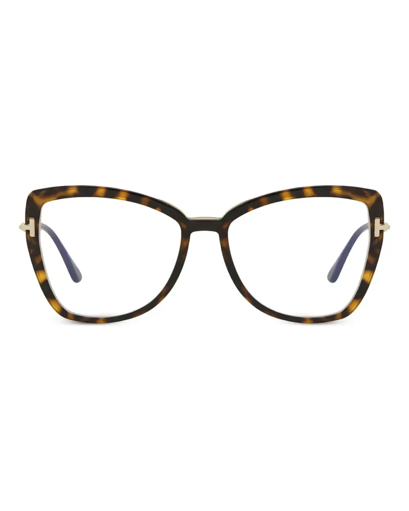 Tom Ford Butterfly Brille - Braun Braun