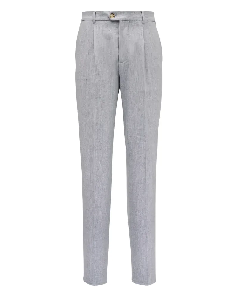 Brunello Cucinelli Hose mit Bundfalten - Grau Grau