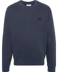 Kitsuné Fox Head Sweatshirt Blau