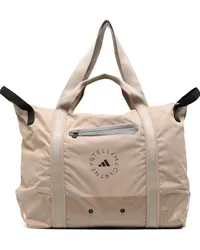 adidas Reisetasche mit Logo-Print Nude