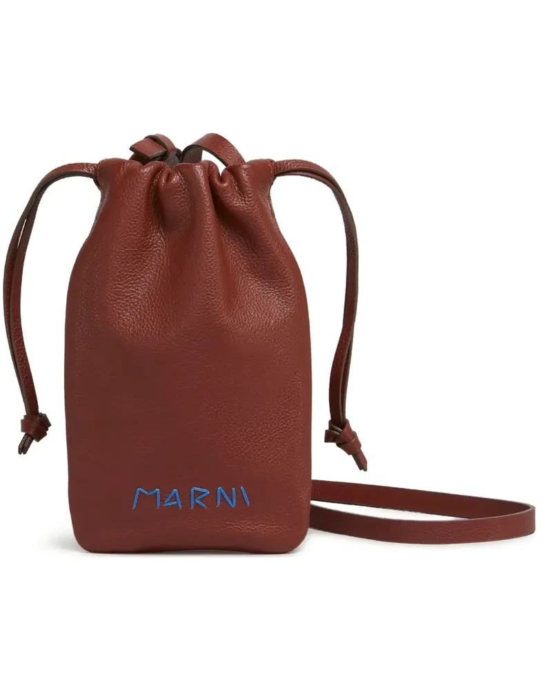 Marni Portemonnaie mit Kordelzug - Rot Rot