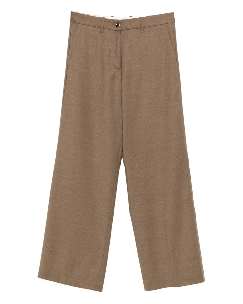 nine:inthe:morning Hose mit Knöpfen - Braun Braun