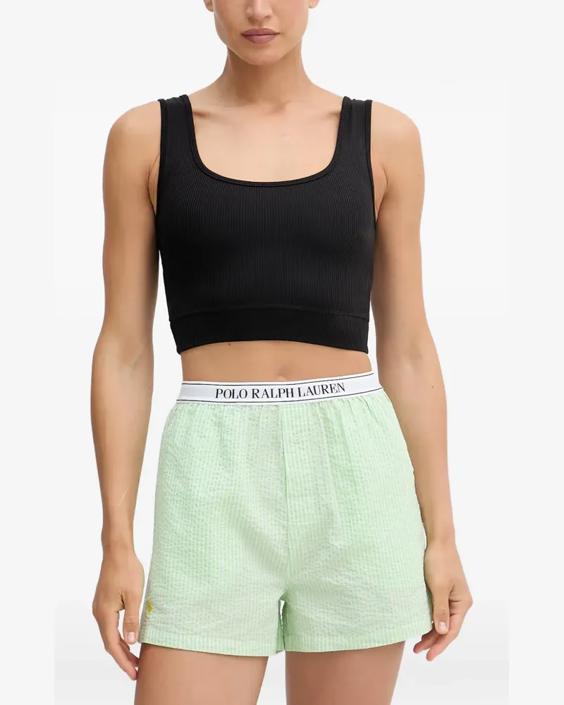 Ralph Lauren gingham seersucker pajama bottom - Grün Grün