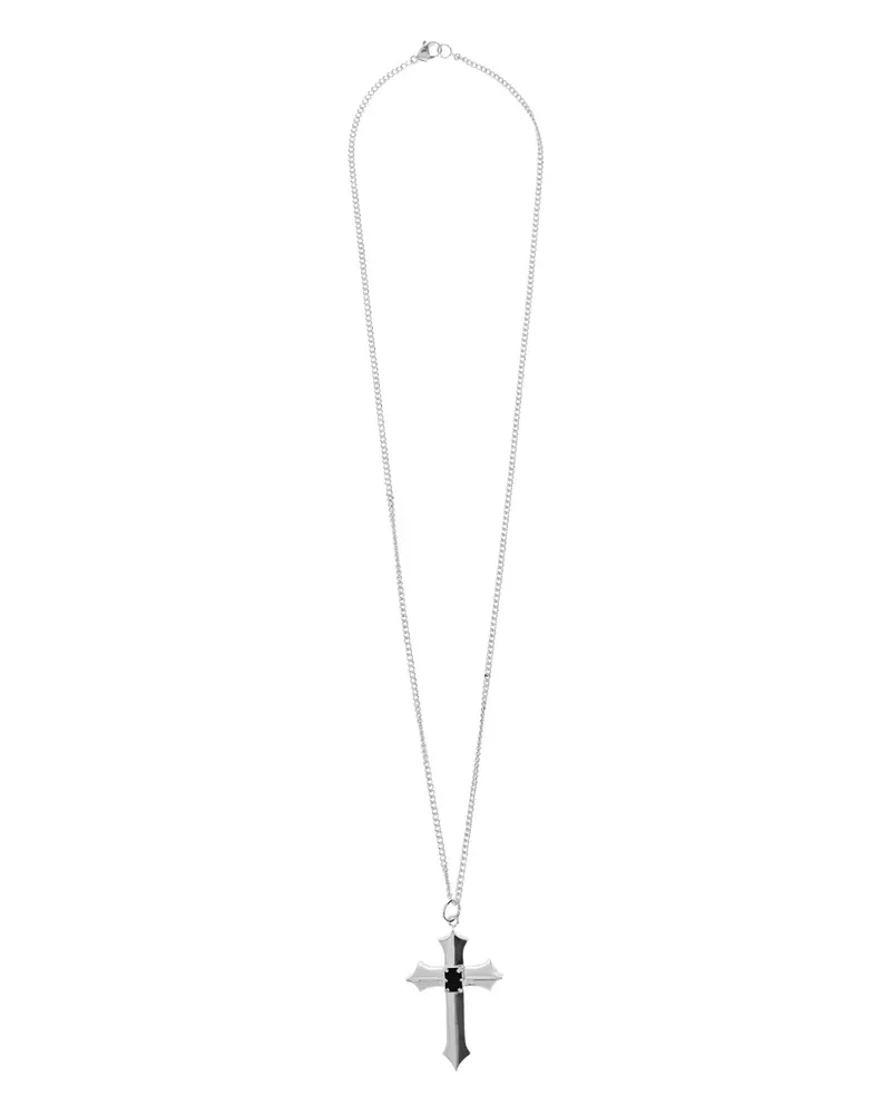 MISBHV cross-pendant necklace - Silber Silber