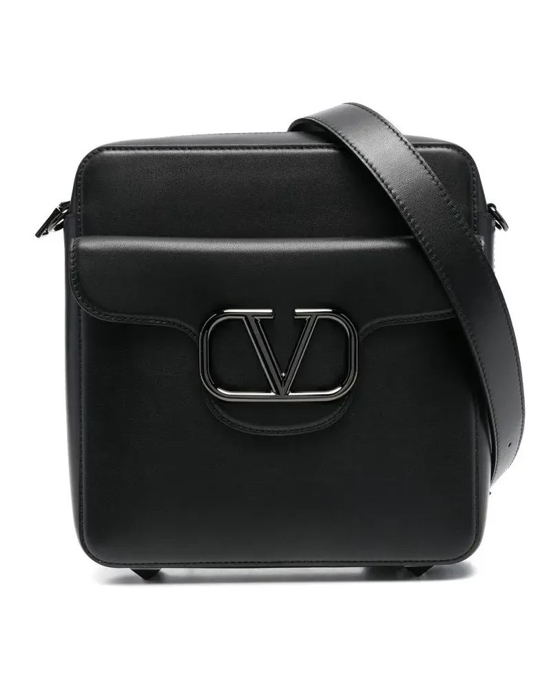 Valentino Garavani Kuriertasche mit VLOGO - Schwarz Schwarz