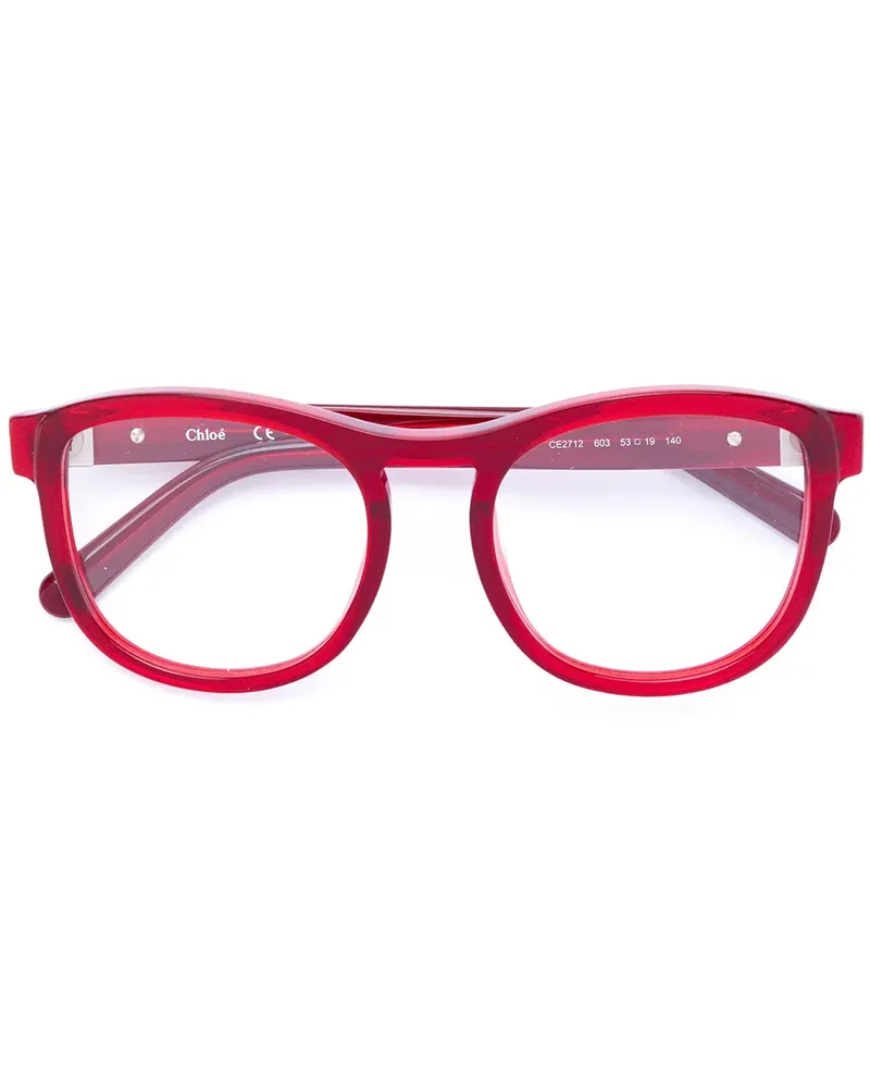 Chloé Brille mit rundem Gestell - Rot Rot