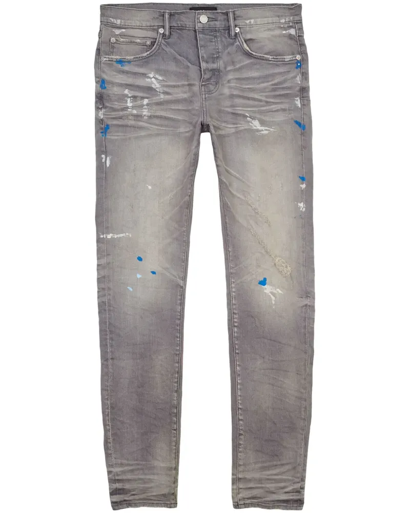 PURPLE BRAND Tief sitzende P001 Skinny-Jeans - Grau Grau