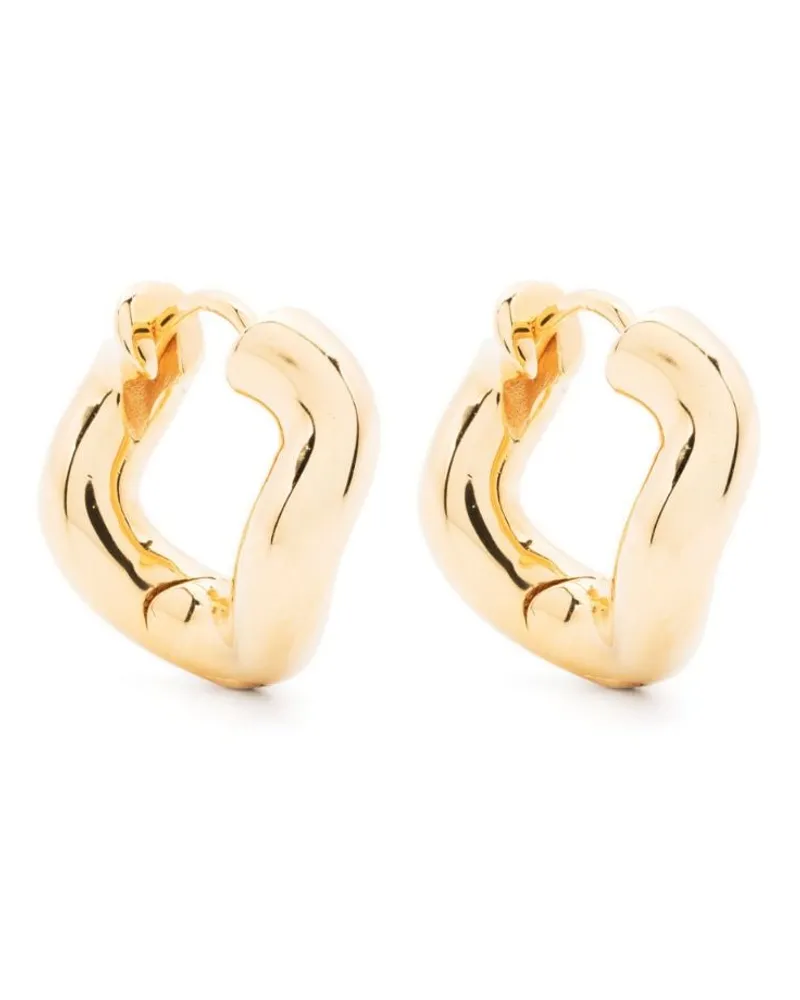 Charlotte Chesnais Kleine Creolen mit Wellenform - Gold Gold