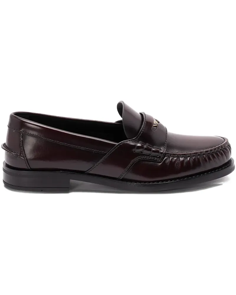 Prada leather loafers - Braun Braun