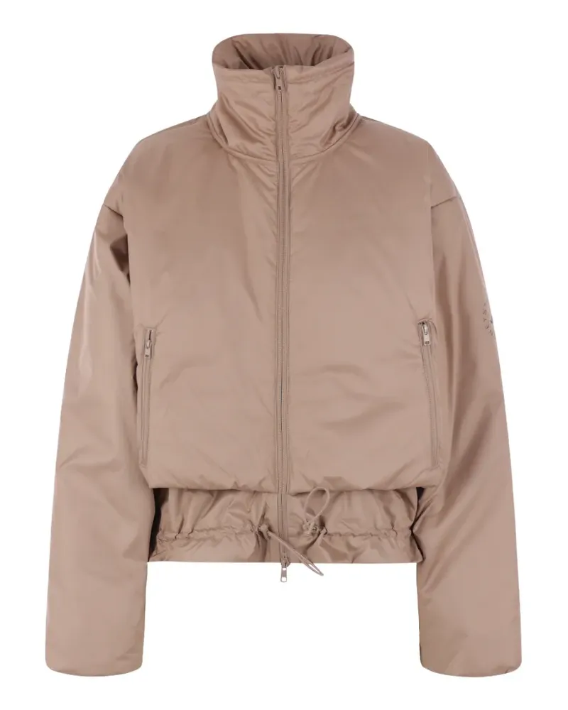 adidas padded drawstring-hem jacket - Braun Braun