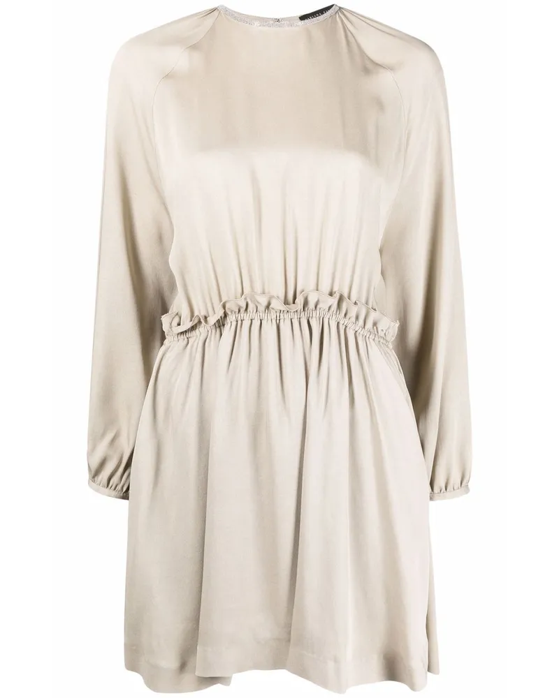 Fabiana Filippi Gerafftes Kleid - Grau Grau