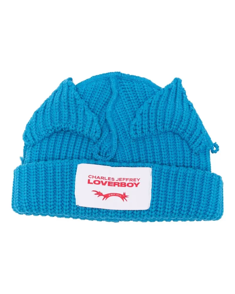 Charles Jeffrey Loverboy Ears beanie - Blau Blau