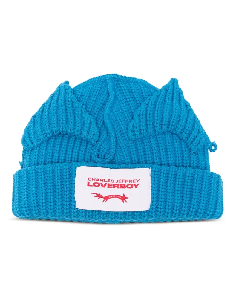 Charles Jeffrey Loverboy Ears Beanie - Blau Blau
