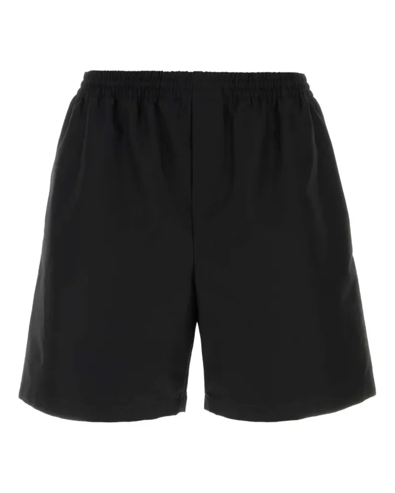 Gucci elasticated-waistband logo-embroidered shorts - Schwarz Schwarz