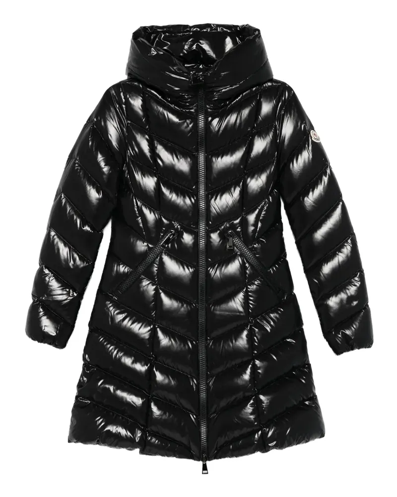 Moncler Jacke mit Chevron-Steppung - Schwarz Schwarz