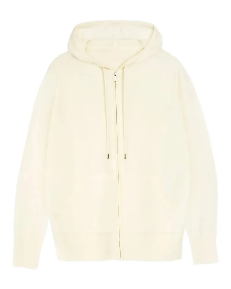 Vera Wang Heidi knitted zip-up hoodie - Nude Nude