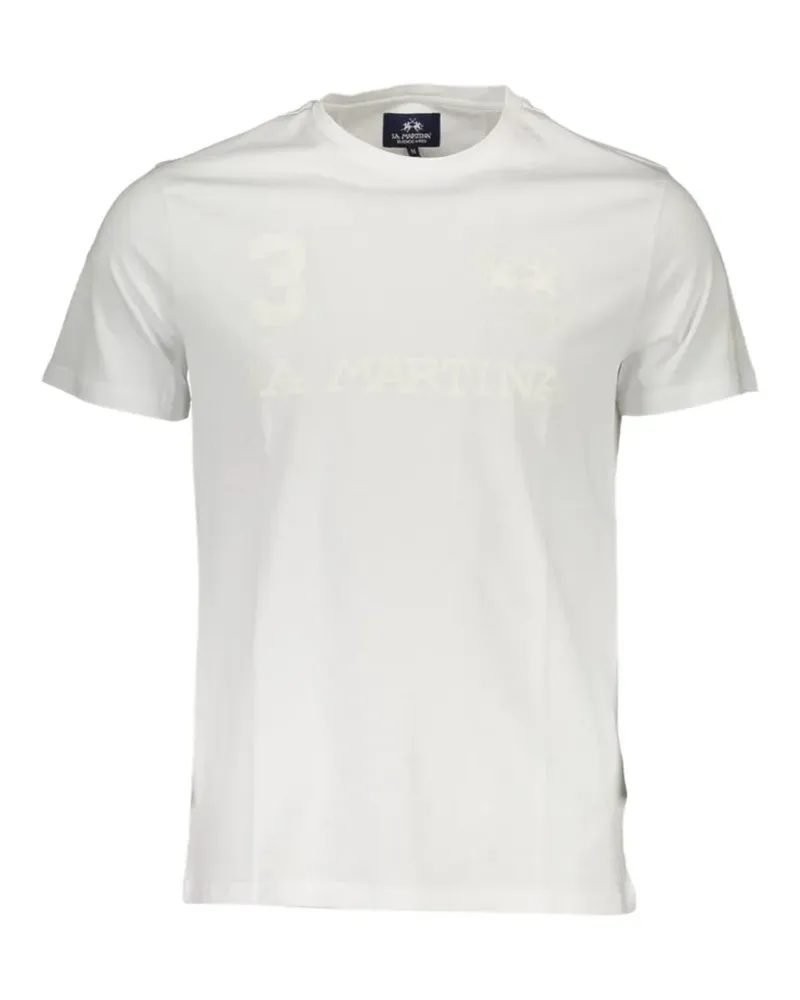 La Martina logo-print T-shirt - Weiß Weiß