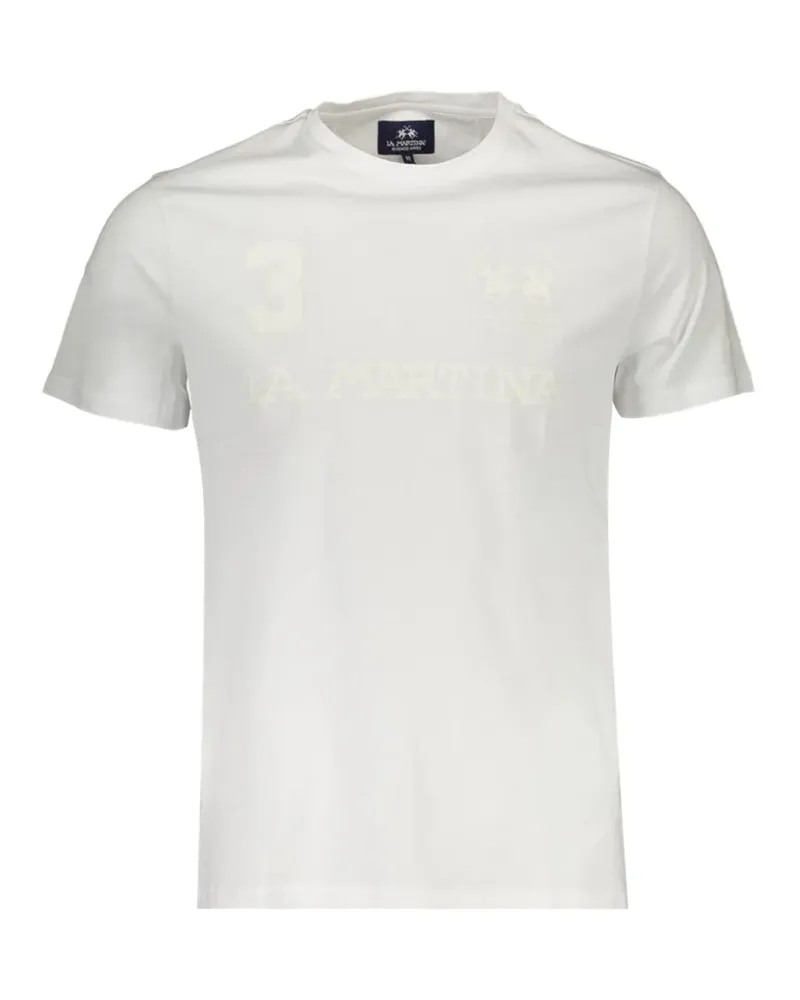La Martina logo-print T-shirt - Weiß Weiß