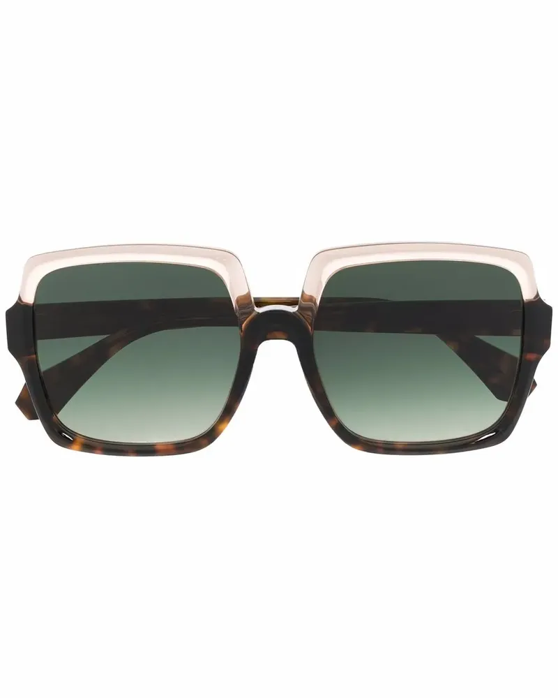 GIGI STUDIOS Eckige Sonnenbrille - Braun Braun