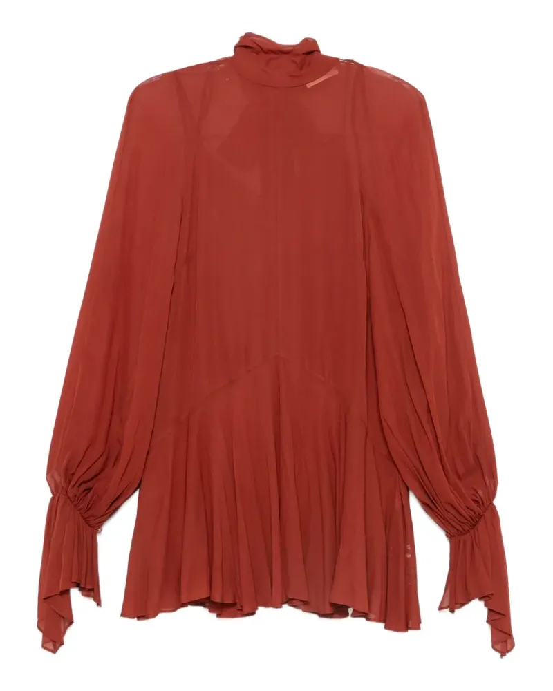 De La Vali Gerüschtes Casimiro Minikleid - Rot Rot