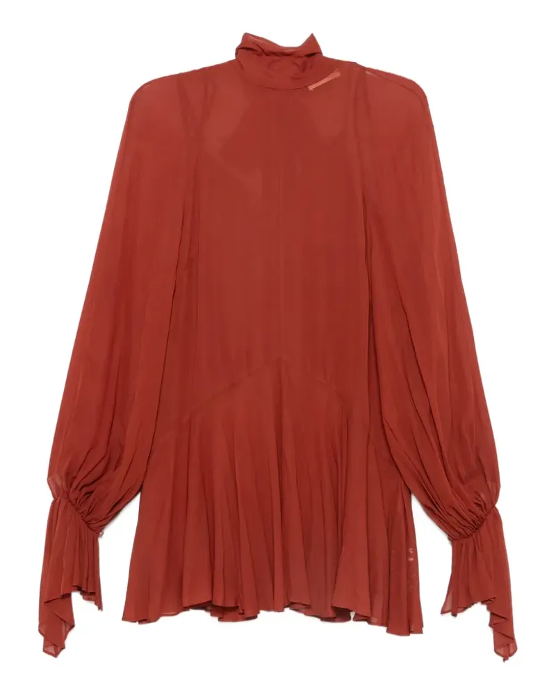 De La Vali Gerüschtes Casimiro Minikleid - Rot Rot