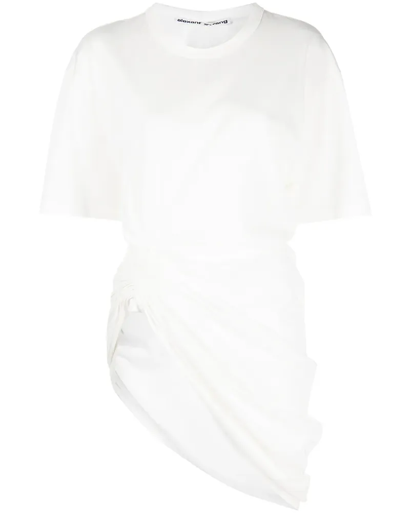 Alexander Wang Asymmetrisches T-Shirt - Weiß Weiß