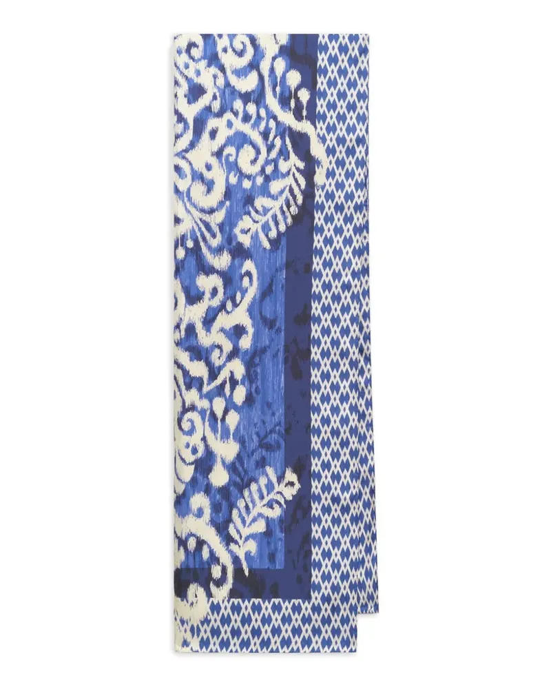 Maliparmi Collection Schal mit Print - Blau Blau