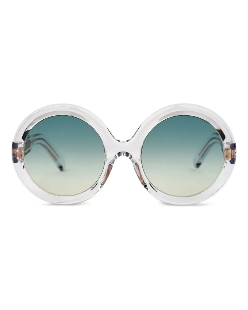 Cutler and Gross Sonnenbrille mit rundem Gestell - Nude Nude