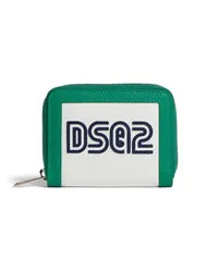 Dsquared2 Portemonnaie mit Logo-Stickerei Grün