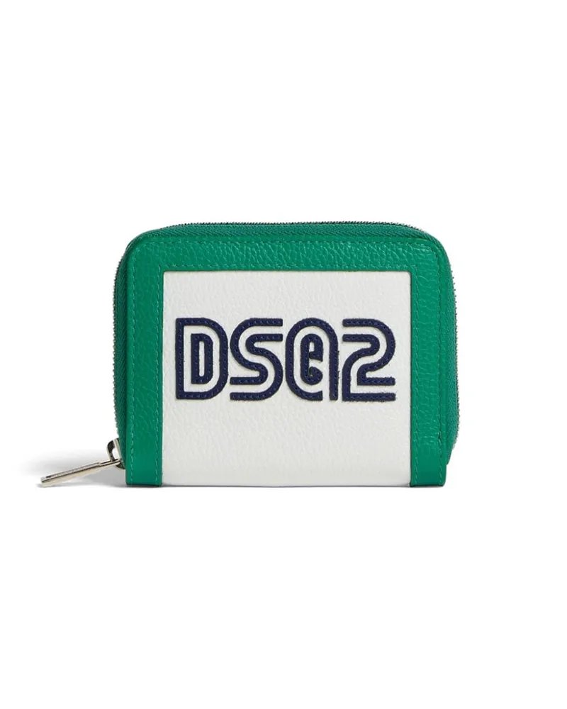 Dsquared2 Portemonnaie mit Logo-Stickerei - Grün Grün