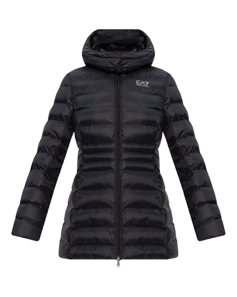EA7 hooded jacket - Schwarz Schwarz