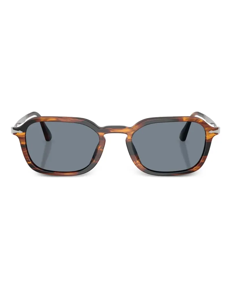 Persol striped frame sunglasses - Braun Braun