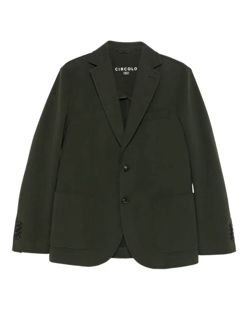 CIRCOLO 1901 Geknöpfte Jacke mit aufgesetzten Taschen - Grün Grün