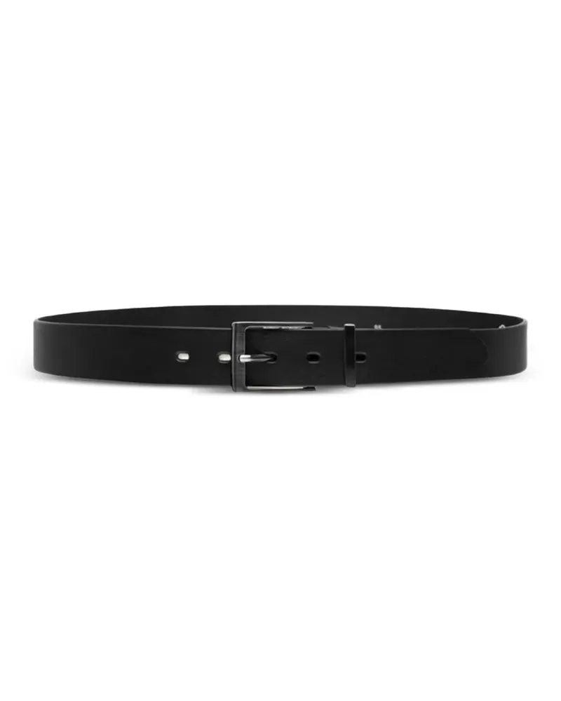 LES DEUX metal-buckle belt - Schwarz Schwarz