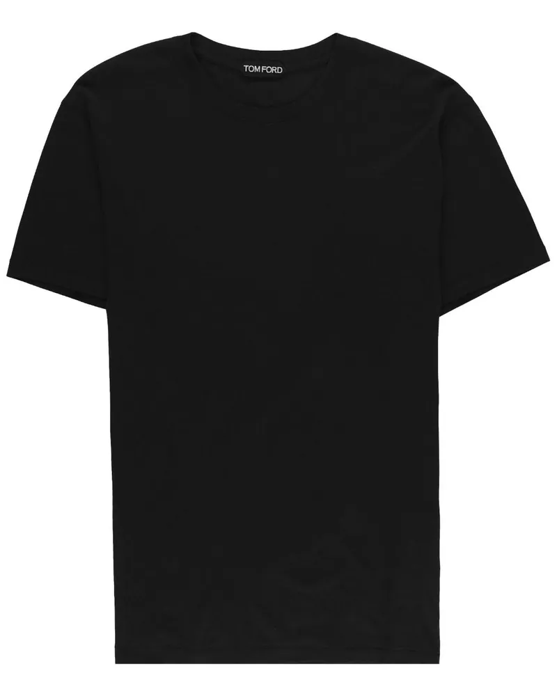Tom Ford T-Shirt mit Rundhalsausschnitt - Schwarz Schwarz