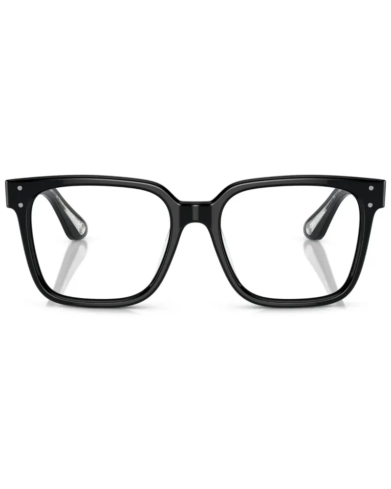 Oliver Peoples Brille mit eckigem Gestell - Schwarz Schwarz