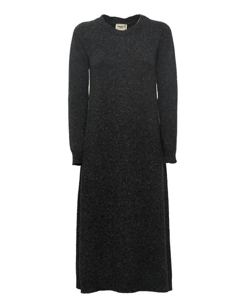 Max Mara Goccia Midikleid - Grau Grau