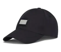 Baumwoll-Baseballmütze mit Markentag - Blau
