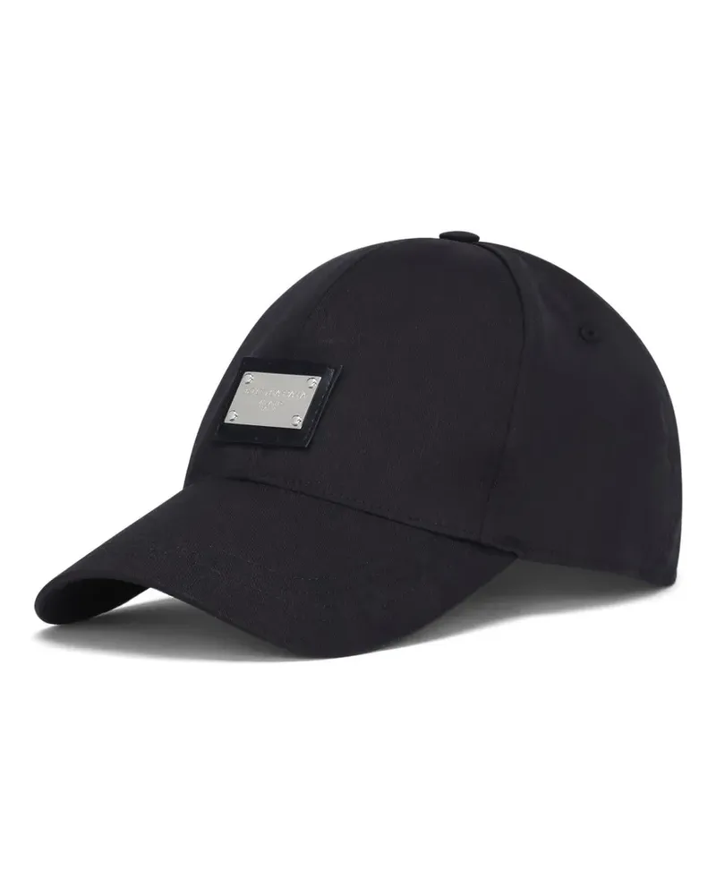 Dolce & Gabbana cotton baseball cap with branded tag - Blau Blau