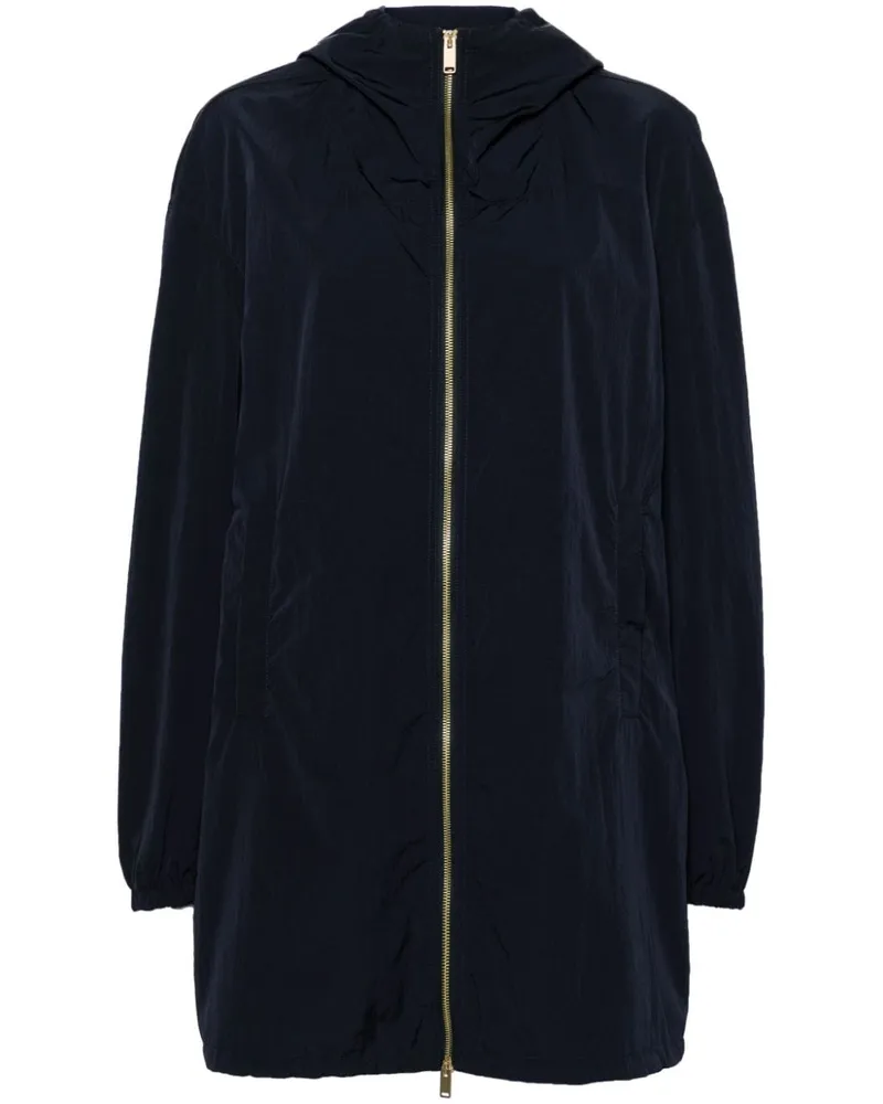 Fabiana Filippi Parka mit Knitterfalten - Blau Blau