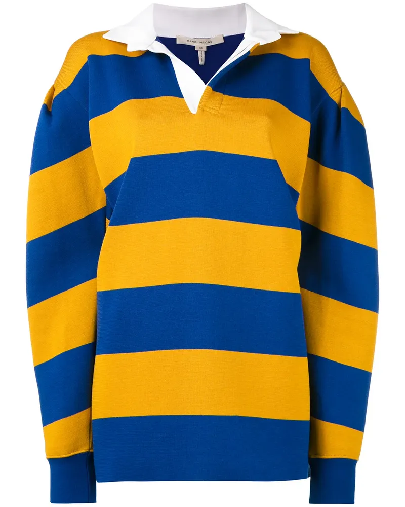 Marc Jacobs Oberteil mit Querstreifen - Blau Blau