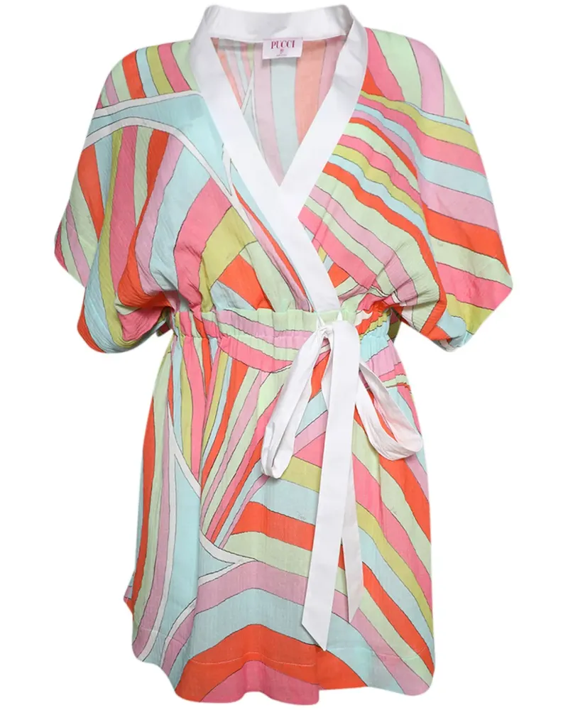 Emilio Pucci Kleid mit Iride-Print - Orange Orange