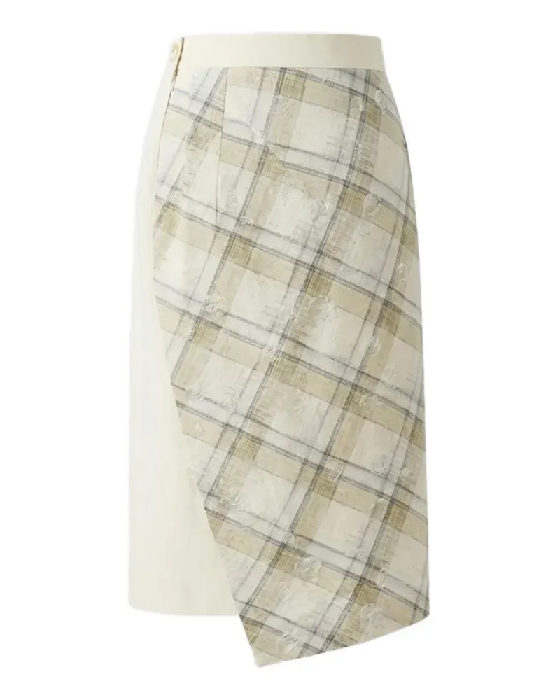 Vivienne Westwood check-pattern skirt - Nude Nude