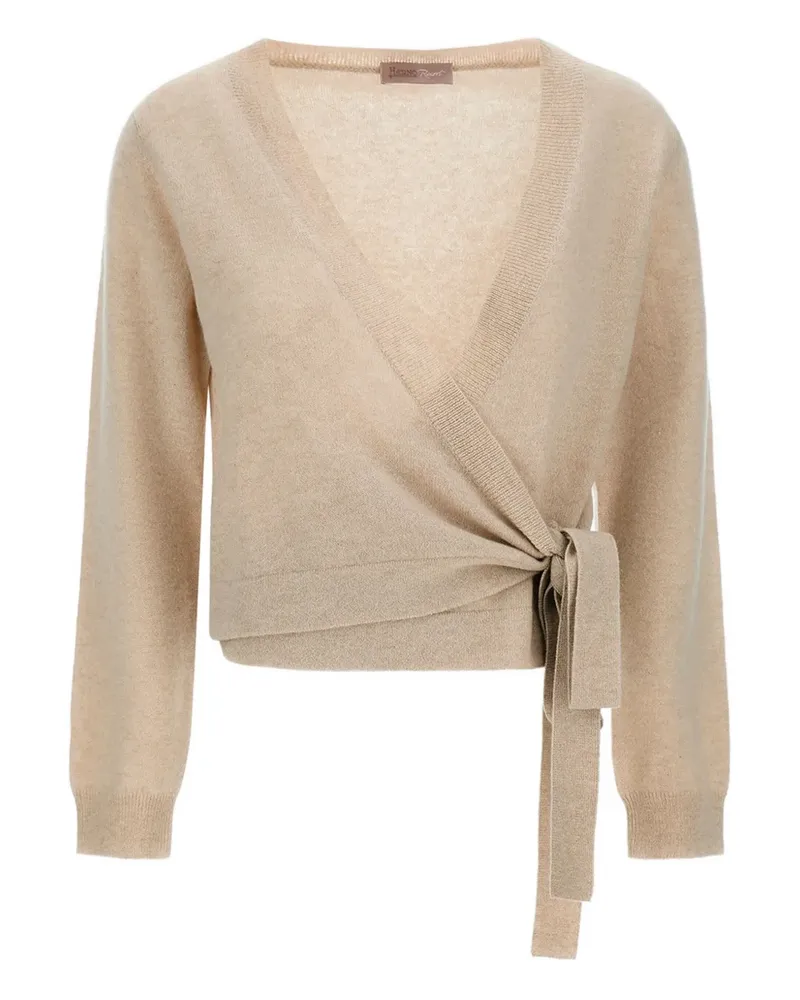 Herno Gewickelter Cardigan - Nude Nude